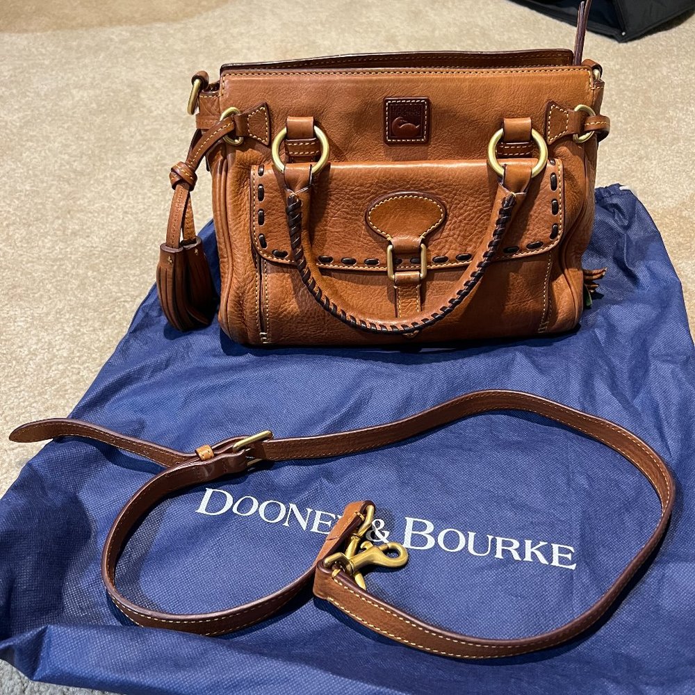 Dooney & Bourke Satchel with Shoulder Strap and Dust Bag